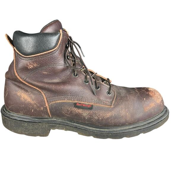 Red Wing Men’s Dynaforce Brown Narrow Steel Toe lace Up Work Boot Size US 14 B